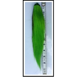 Ultra Premium Natural Fluorescent Green Bucktail
